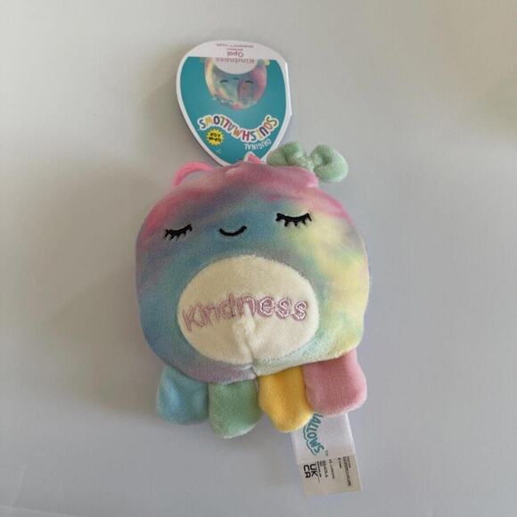 NEW 3.5” “Opal The Octopus” Kellytoy Squishmallow Keychain / Clip-On - Picture 1 of 3